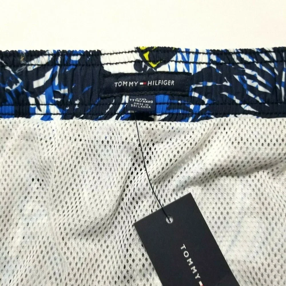 Tommy Hilfiger Traveler Swim Beach Bathing Suit Trunks‎ Shorts Mesh Lined